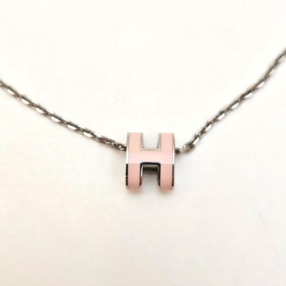 SOLD Hermes Mini Pop H Pendant Pink - Picture 3 of 5